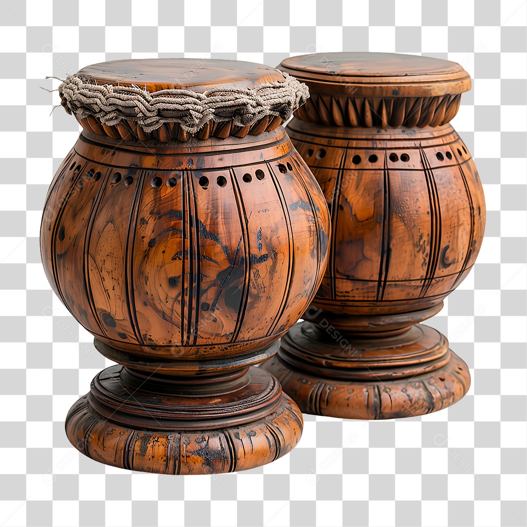 Tambor de Capoeira PNG Transparente