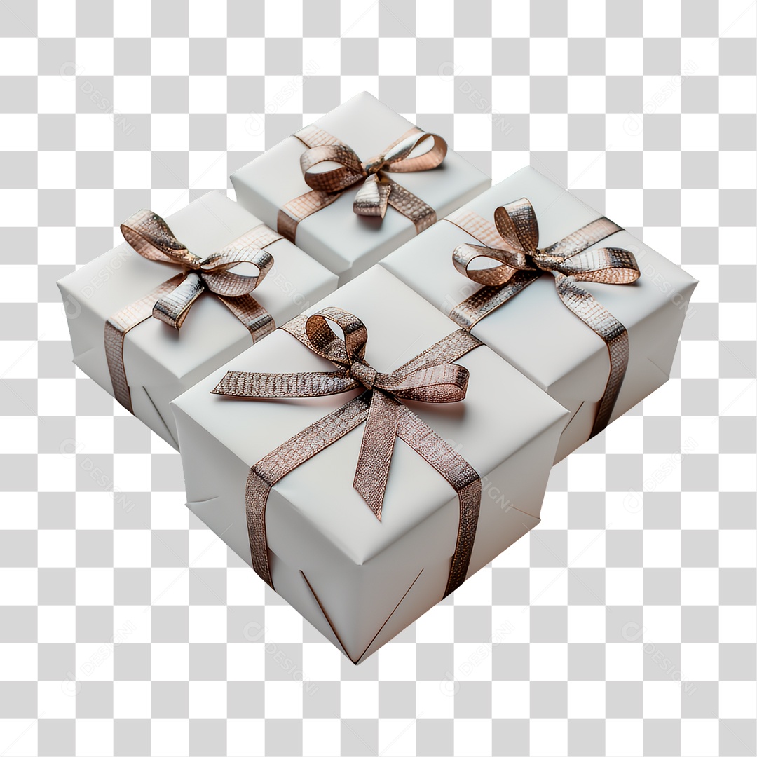 Caixa de Presente PNG Transparente