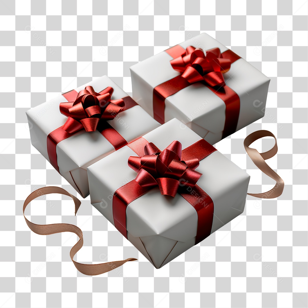 Caixa de Presente PNG Transparente
