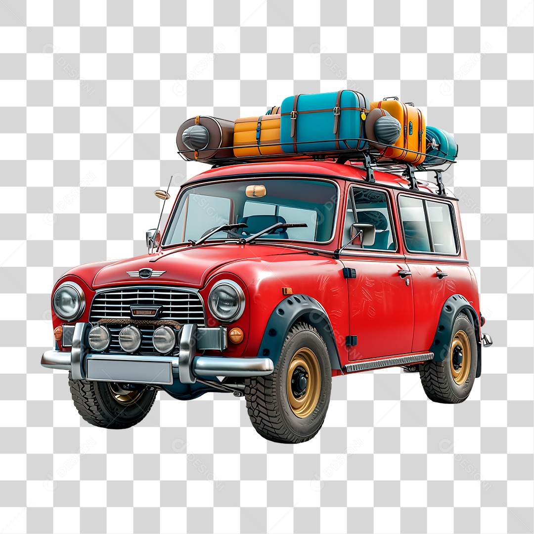 Carro Vermelho PNG Transparente