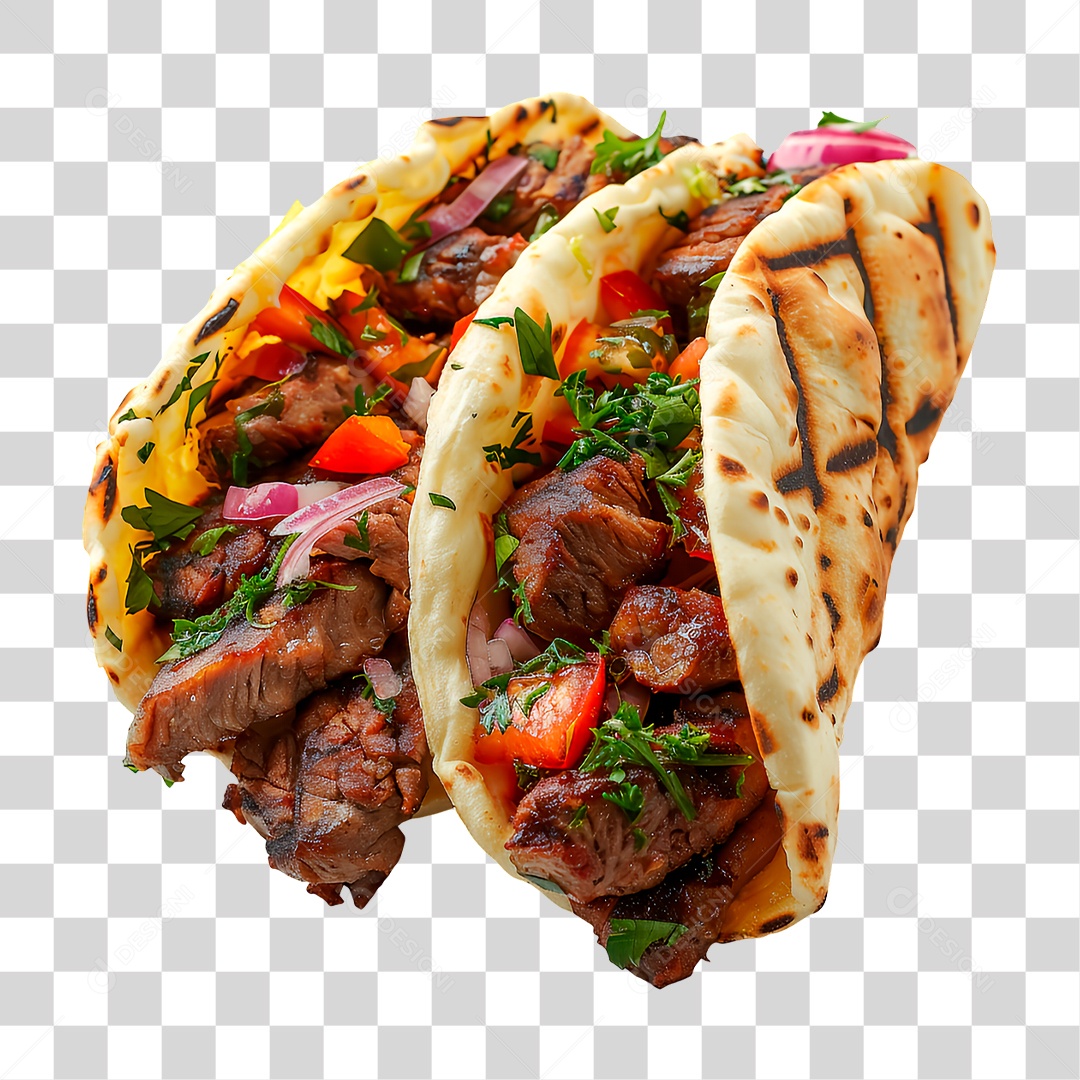 Shawarmas PNG Transparente