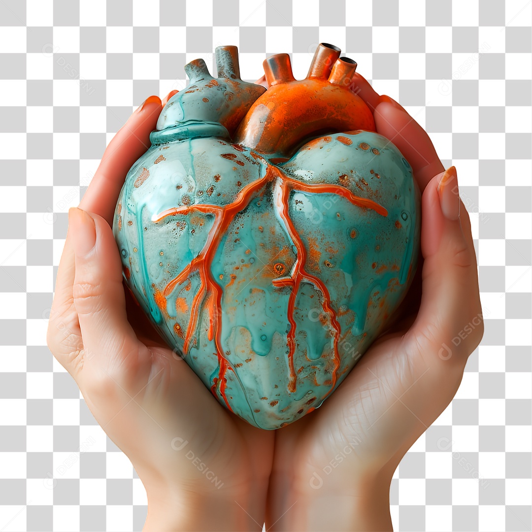 Mãos Coração PNG Transparente