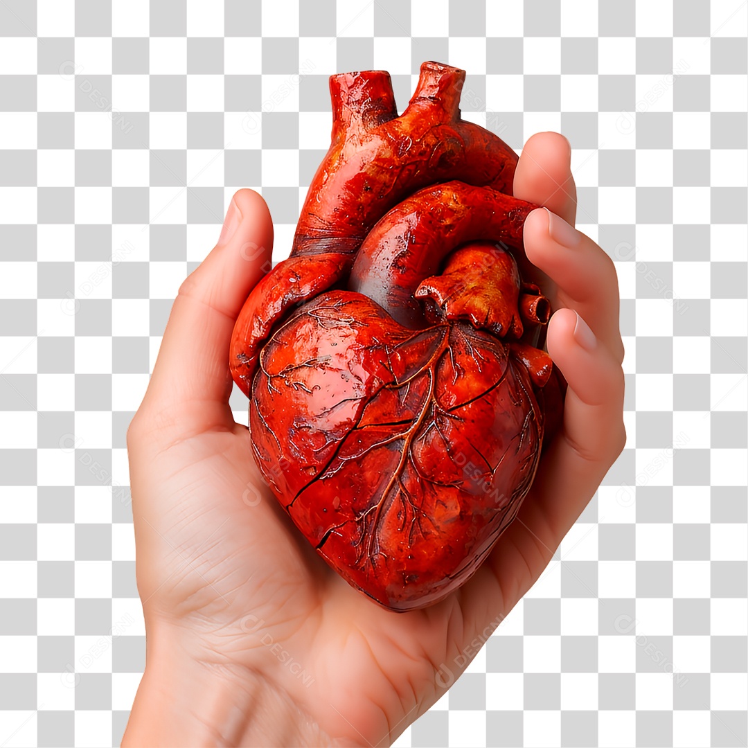 Mão Coração PNG Transparente