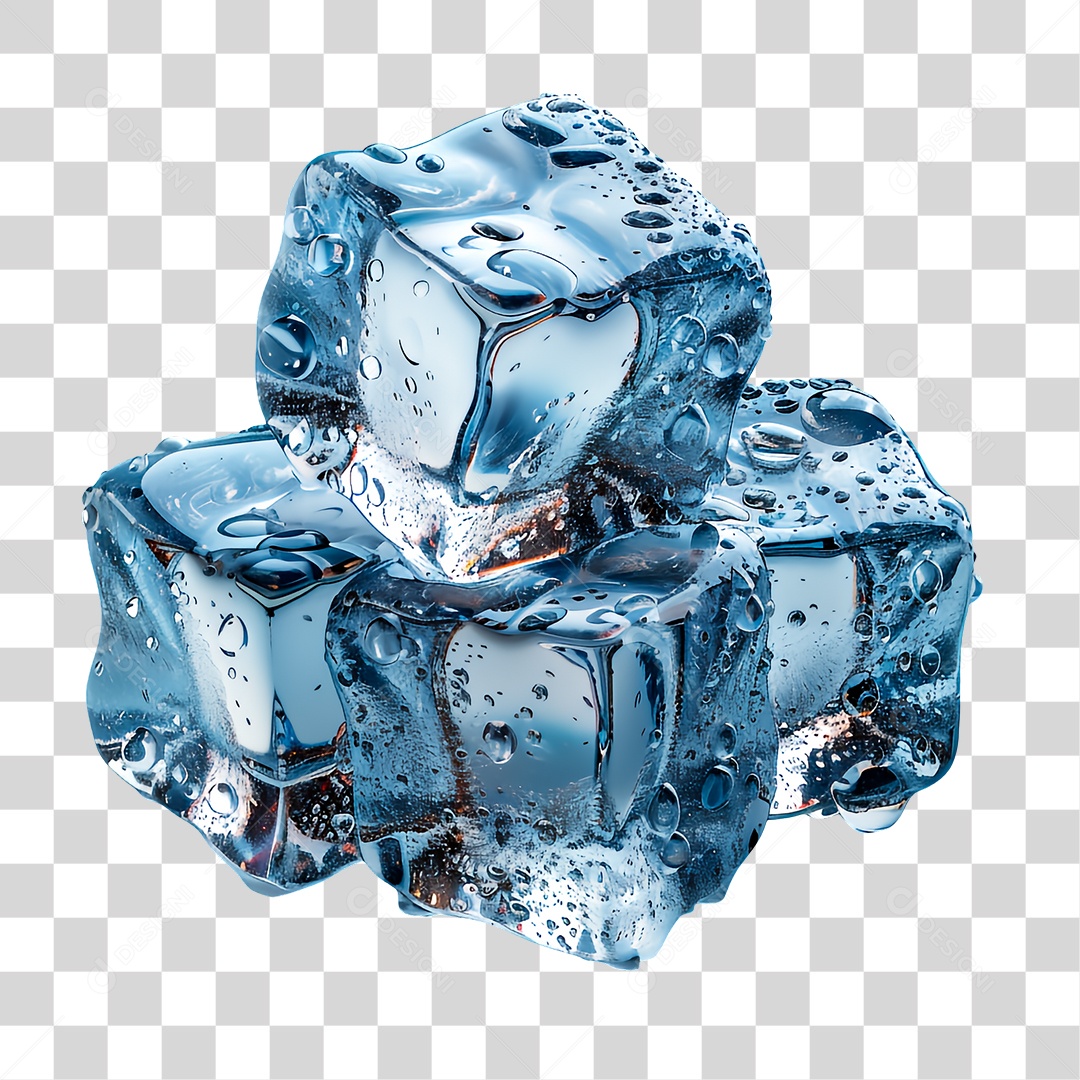 Cubo de Gelo PNG Transparente