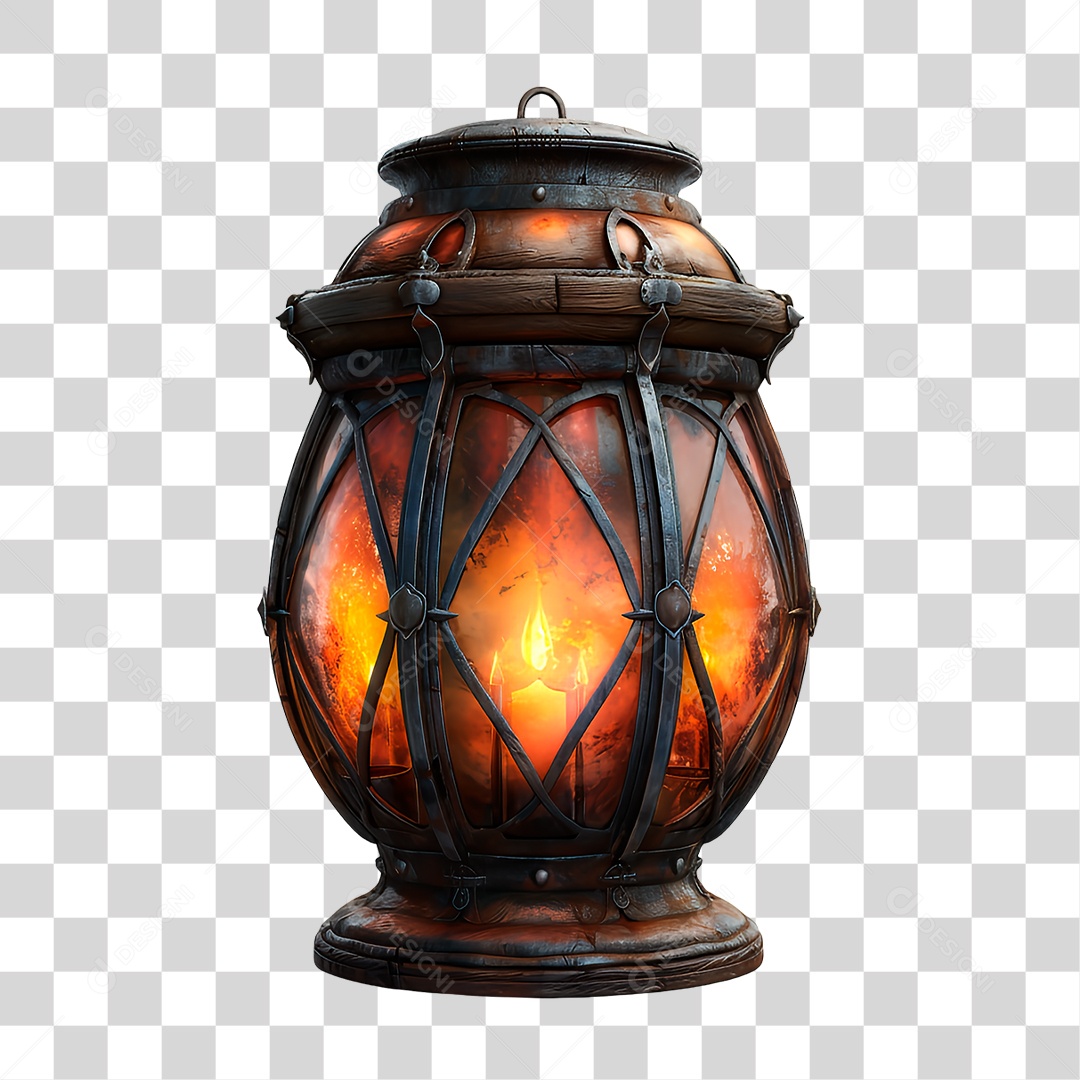 Lampião PNG Transparente