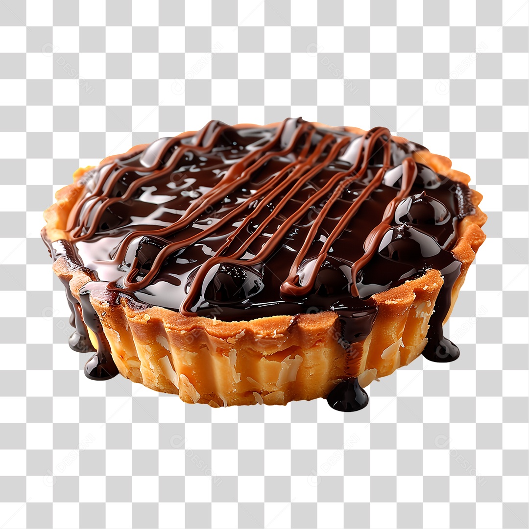 Torta de Chocolate PNG Transparente