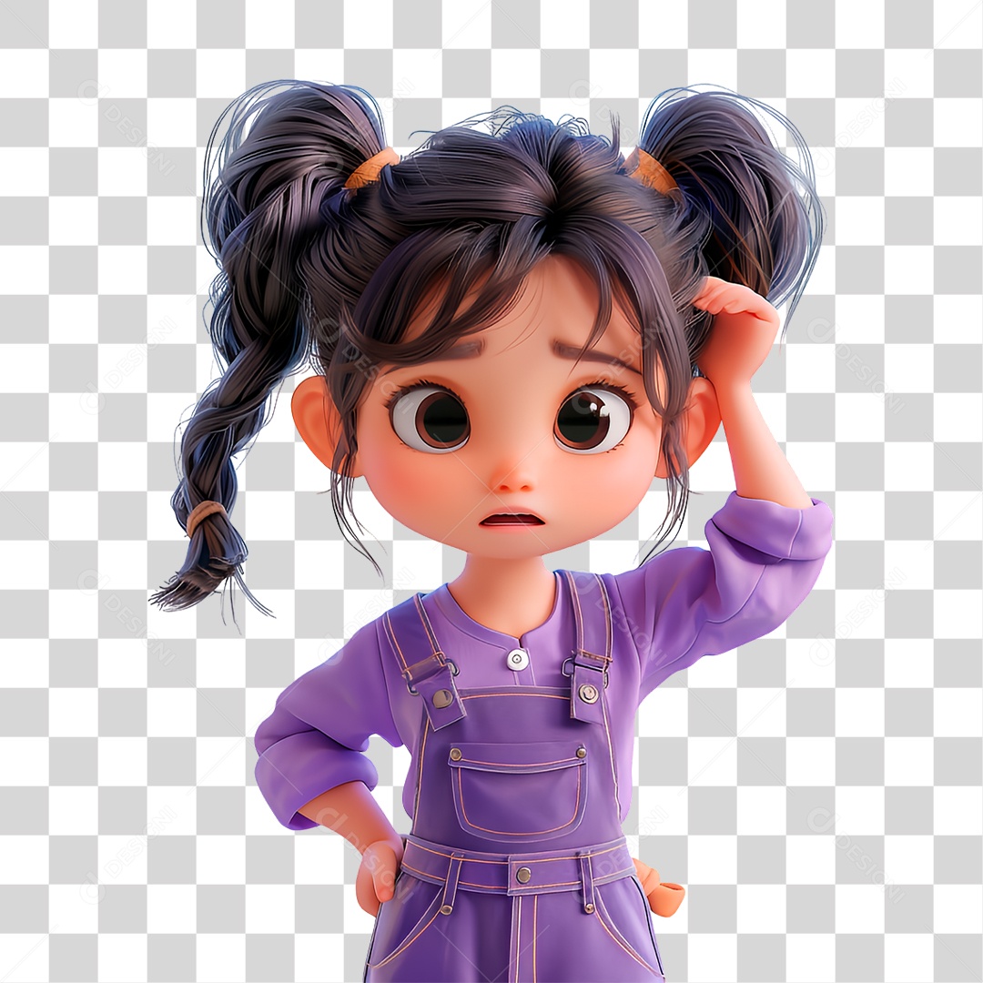 Personagem Garota PNG Transparente