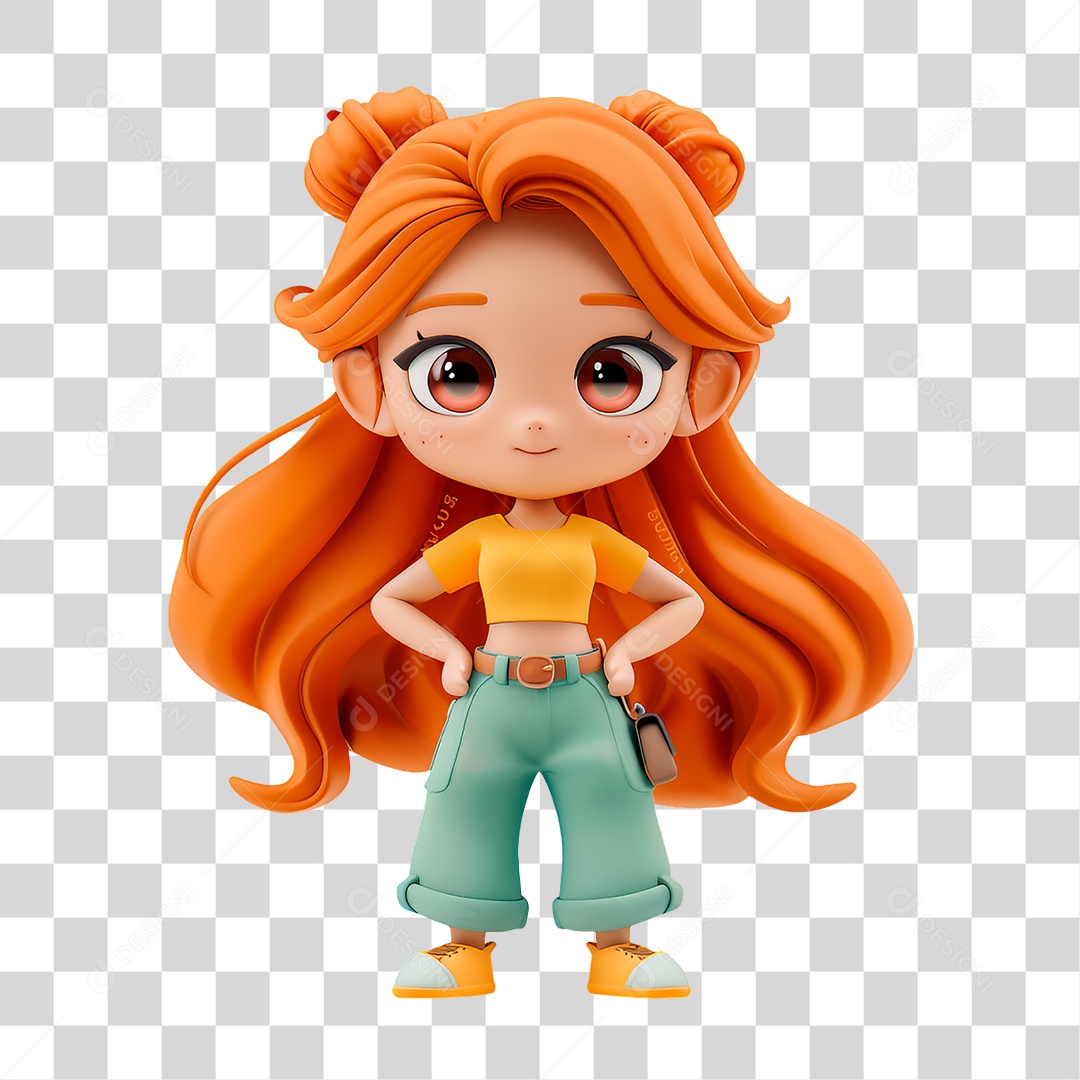 Personagem Garota PNG Transparente