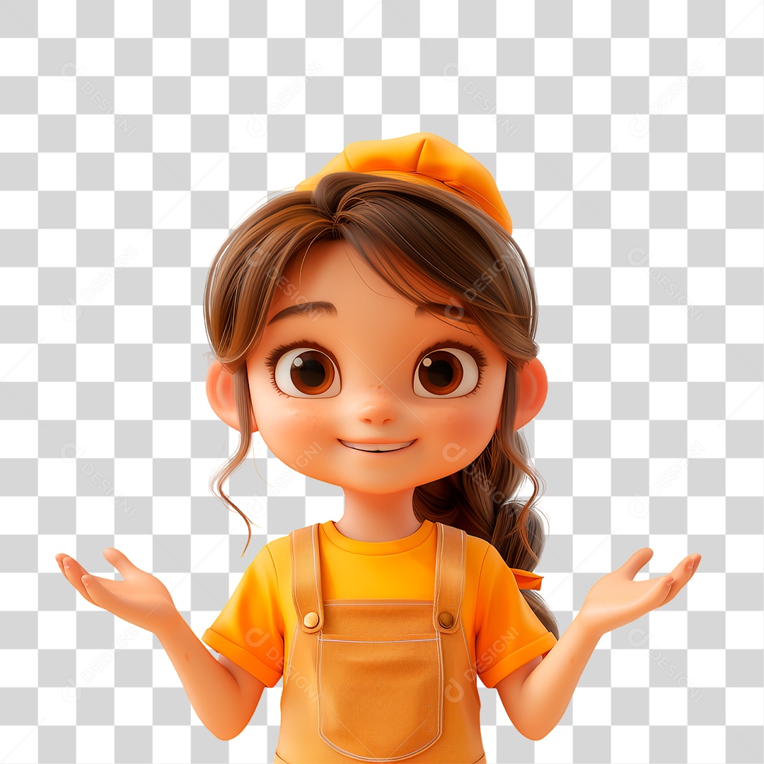 Personagem Garota PNG Transparente