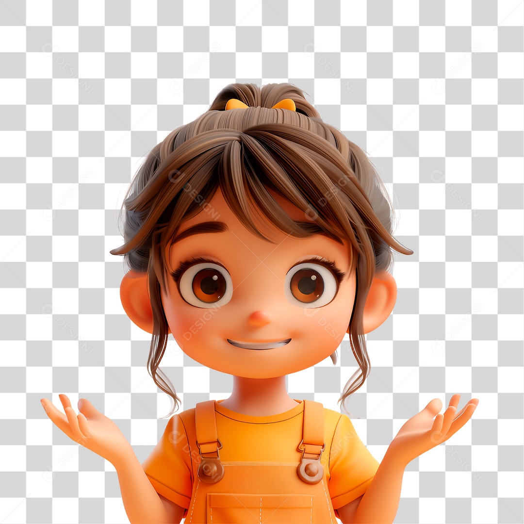 Personagem Garota PNG Transparente