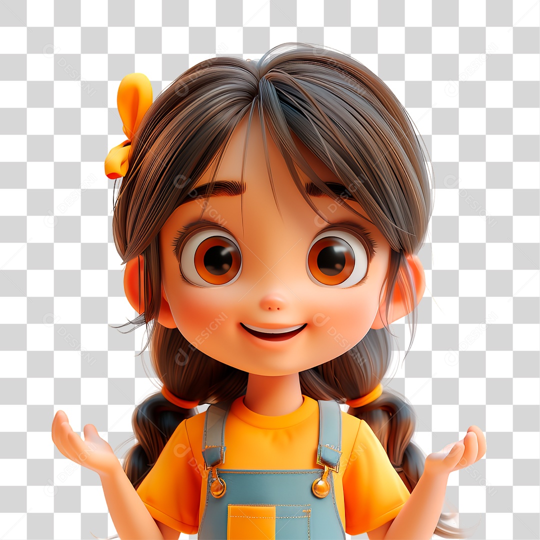 Personagem Garota PNG Transparente