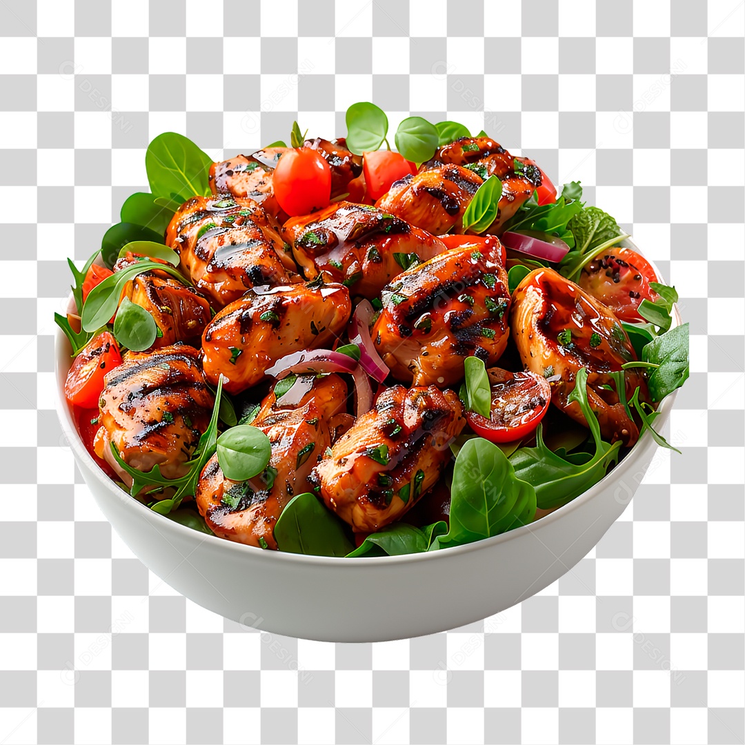 Tigela de Frango PNG Transparente