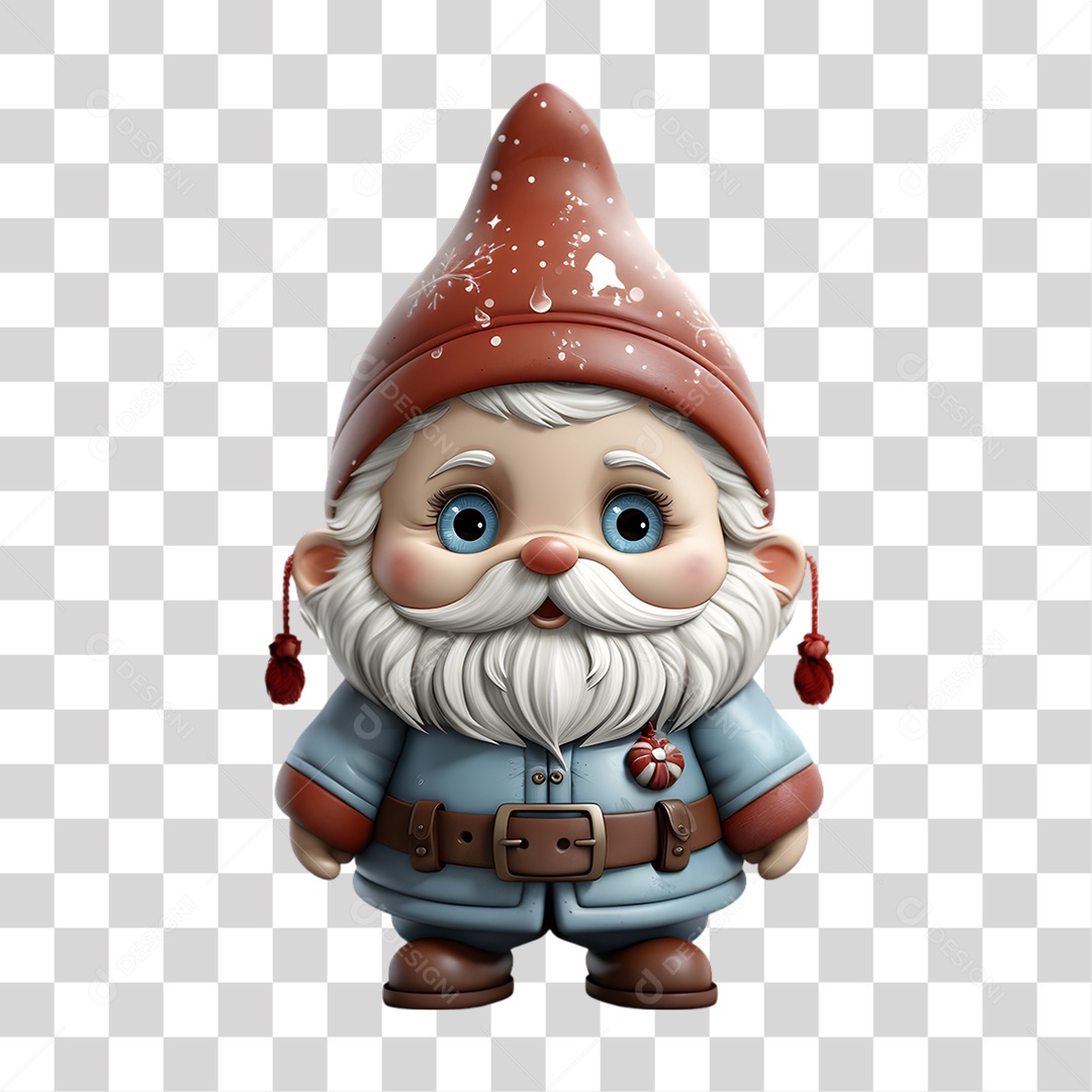 Gnomo de Natal Decoração PNG Transparente