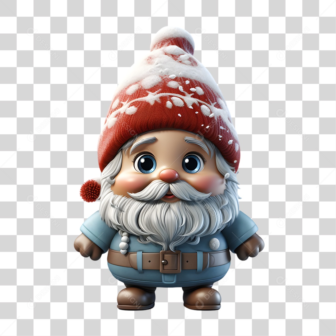 Gnomo de Natal Decoração PNG Transparente