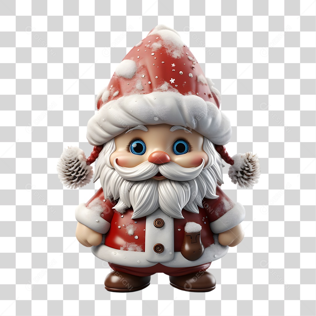 Gnomo de Natal Decoração PNG Transparente