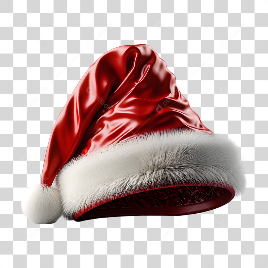 Chapéu de Papai Noel Gorro de Natal PNG Transparente
