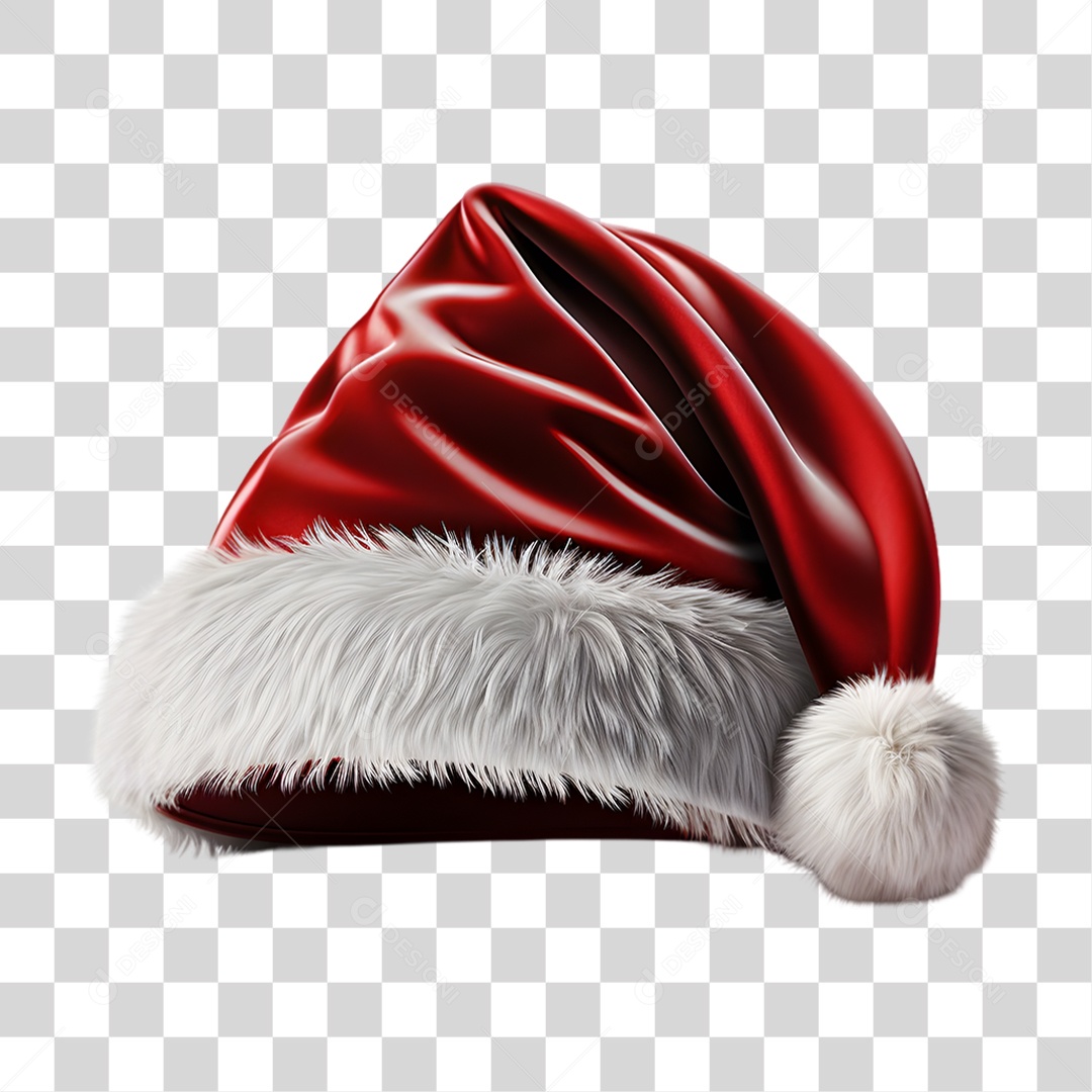 Chapéu de Papai Noel Gorro de Natal PNG Transparente