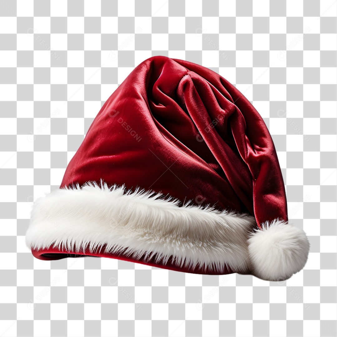 Chapéu de Papai Noel Gorro de Natal PNG Transparente