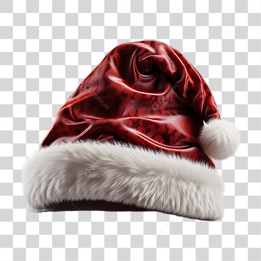 Chapéu de Papai Noel de Natal transparente PNG (11)