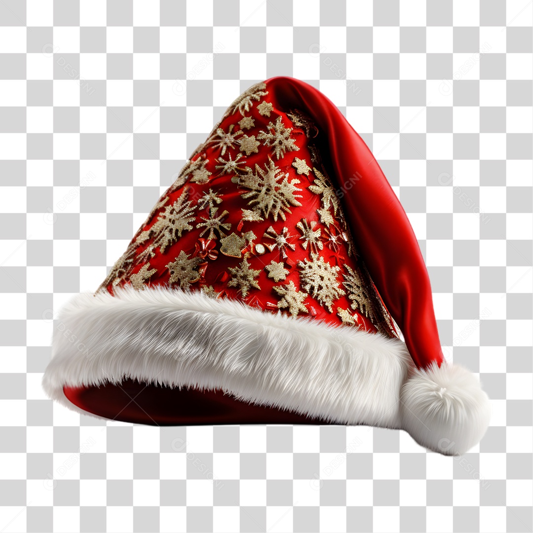 Chapéu de Papai Noel Gorro de Natal PNG Transparente