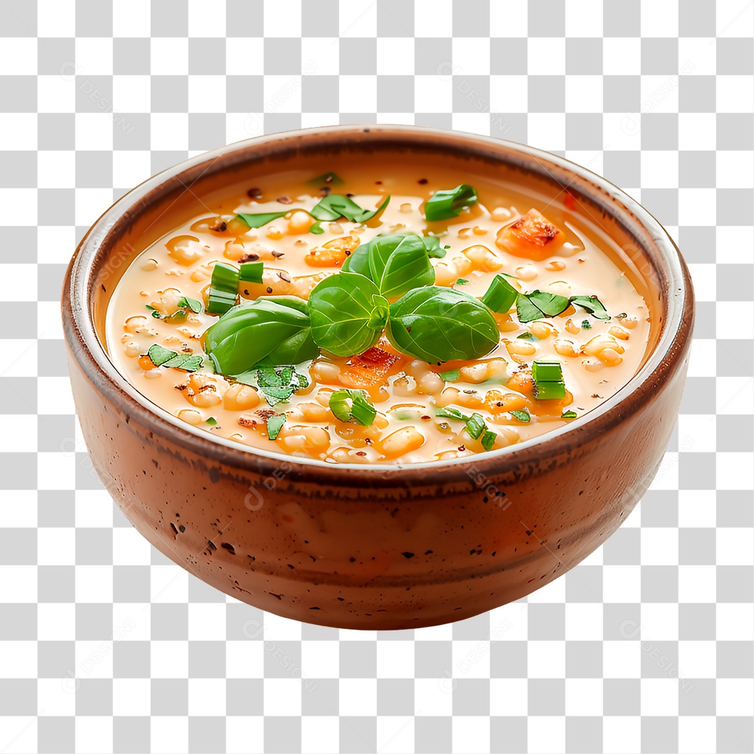 Tigela de Sopa PNG Transparente