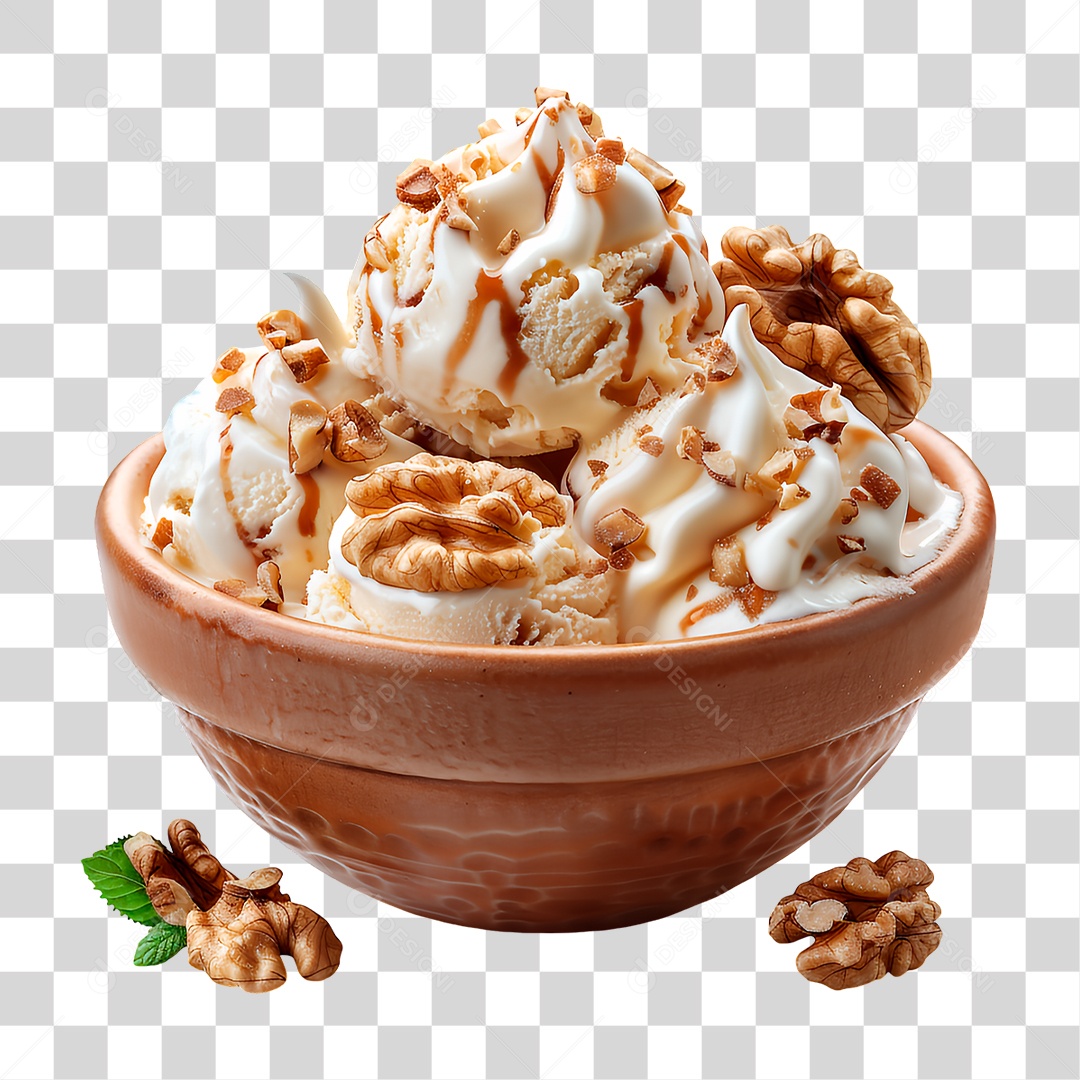 Tigela de Sorvete PNG Transparente