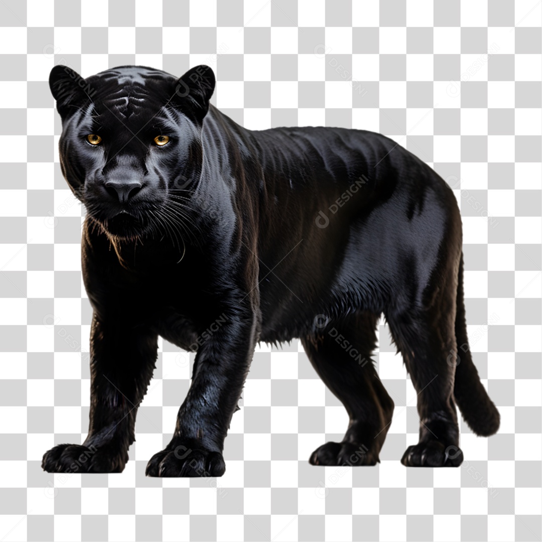 Pantera Negra Animal PNG Transparente