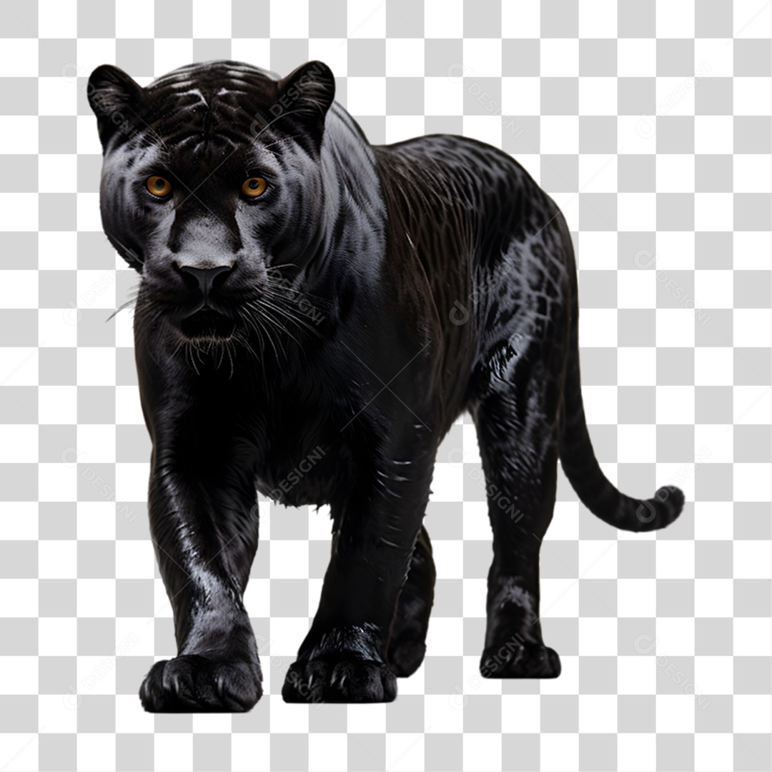 Pantera Negra Animal PNG Transparente