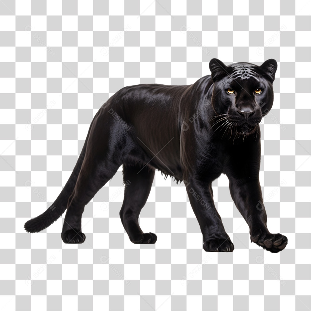 Pantera Negra Animal PNG Transparente