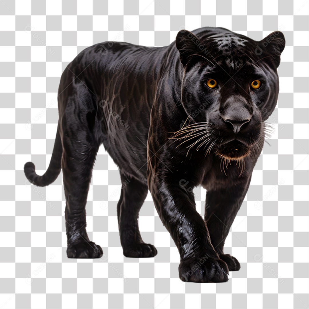 Pantera Negra Animal PNG Transparente