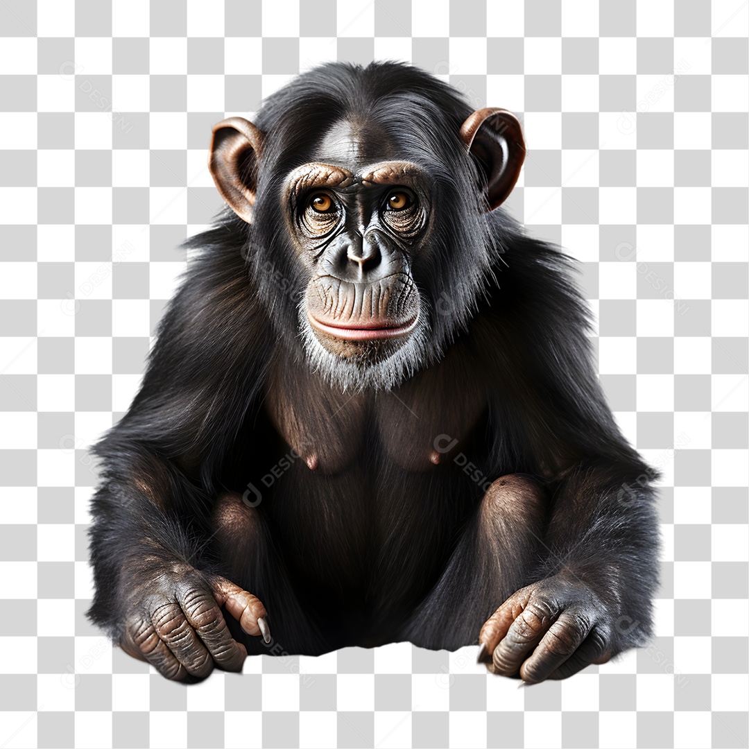 Chimpanzé Animal PNG Transparente