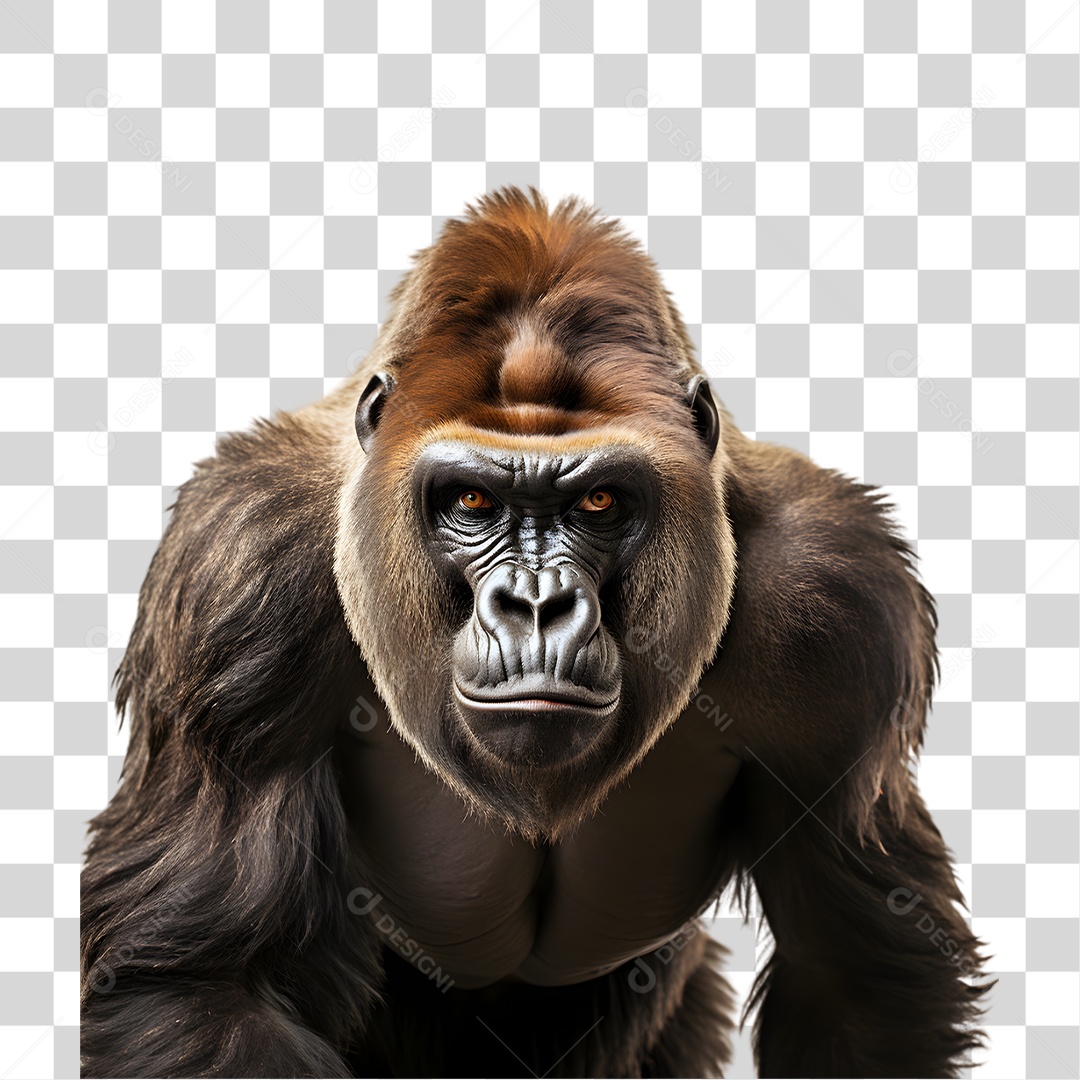 Animal Gorila PNG Transparente