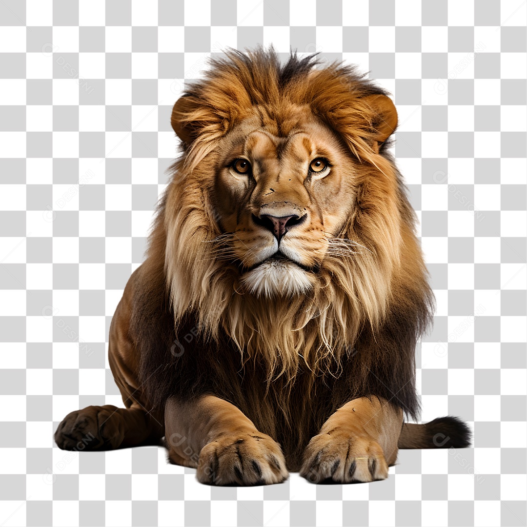 Animal Leão PNG Transparente