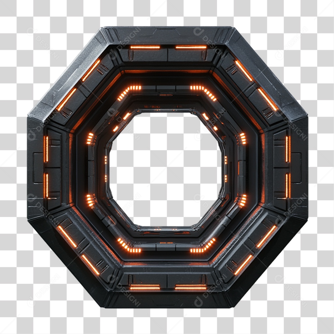 Portal de Metal PNG Transparente