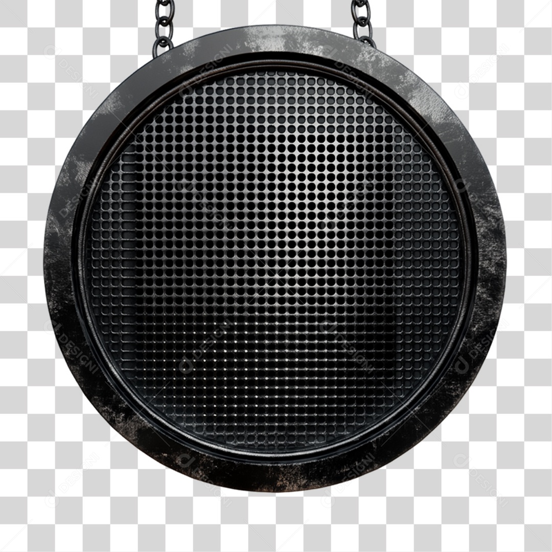 Placa de Metal PNG Transparente