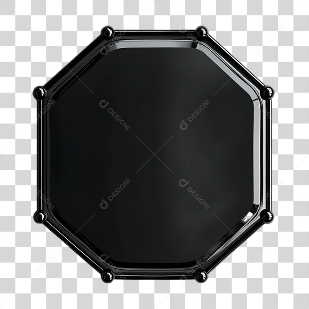 Placa de Metal PNG Transparente