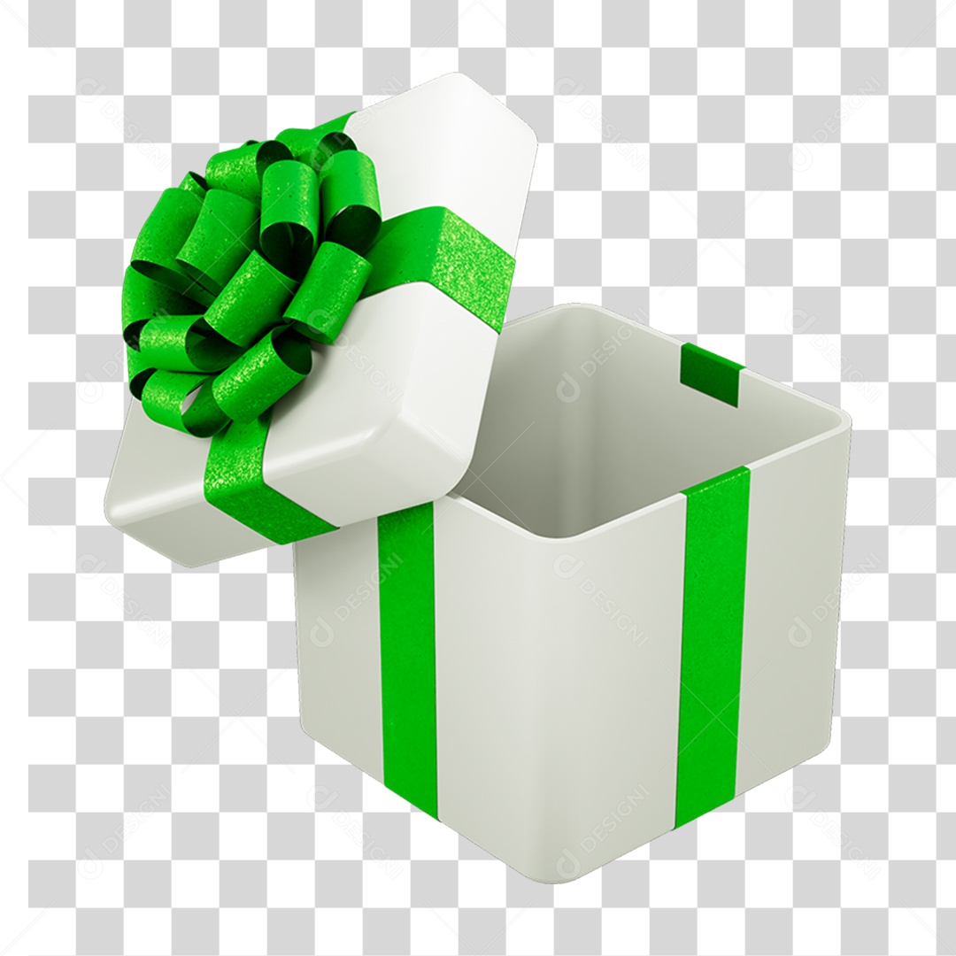 Caixa de Presente com Laço PNG Transparente