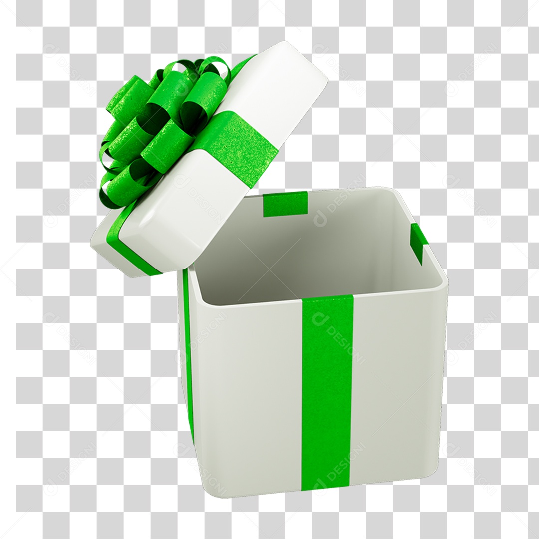 Caixa de Presente com Laço PNG Transparente