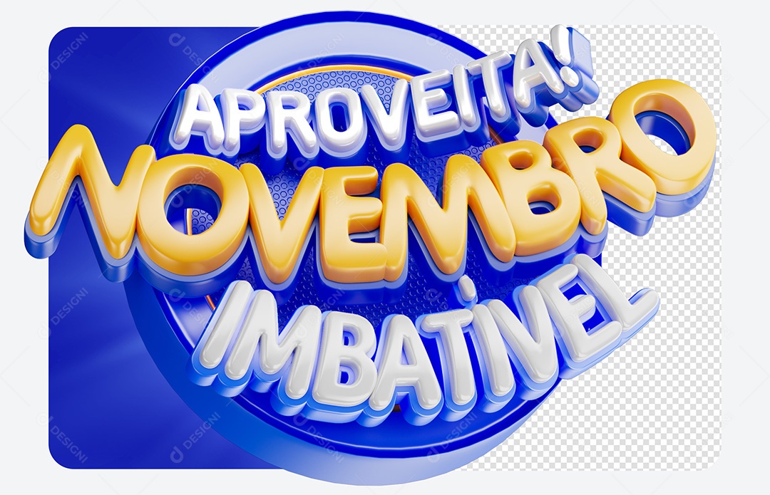 3D Seal Leverage November Imbatible for PSD Composition