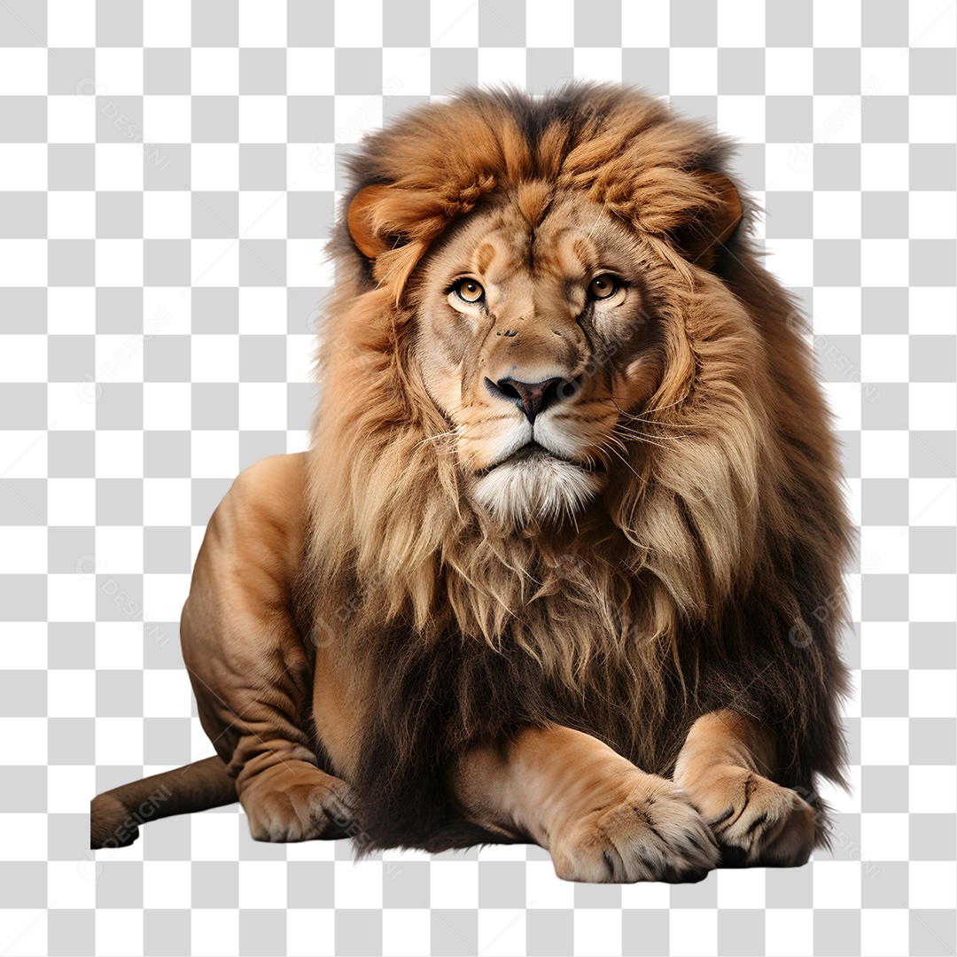 Animal Leão PNG Transparente