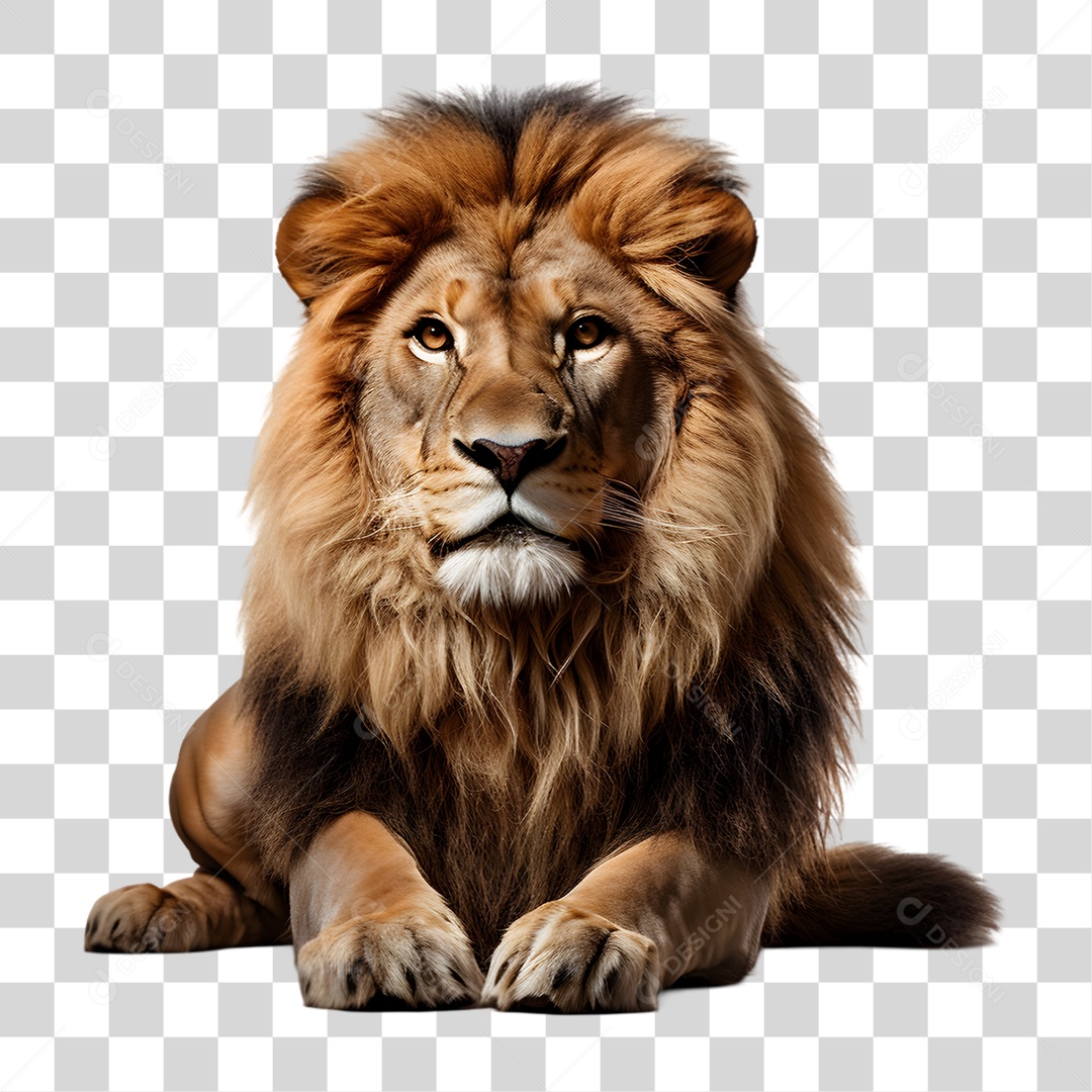 Animal Leão PNG Transparente