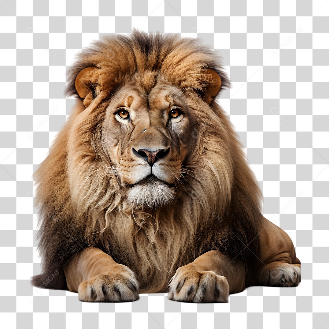 Animal Leão PNG Transparente