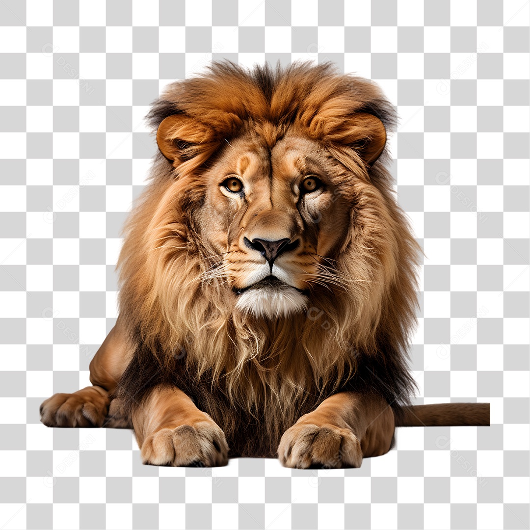 Animal Leão PNG Transparente