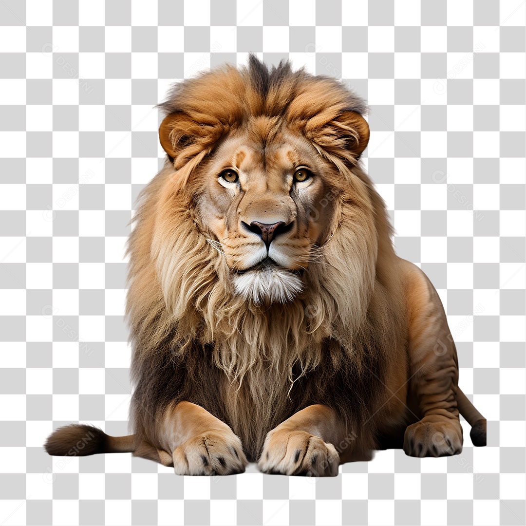 Animal Leão PNG Transparente