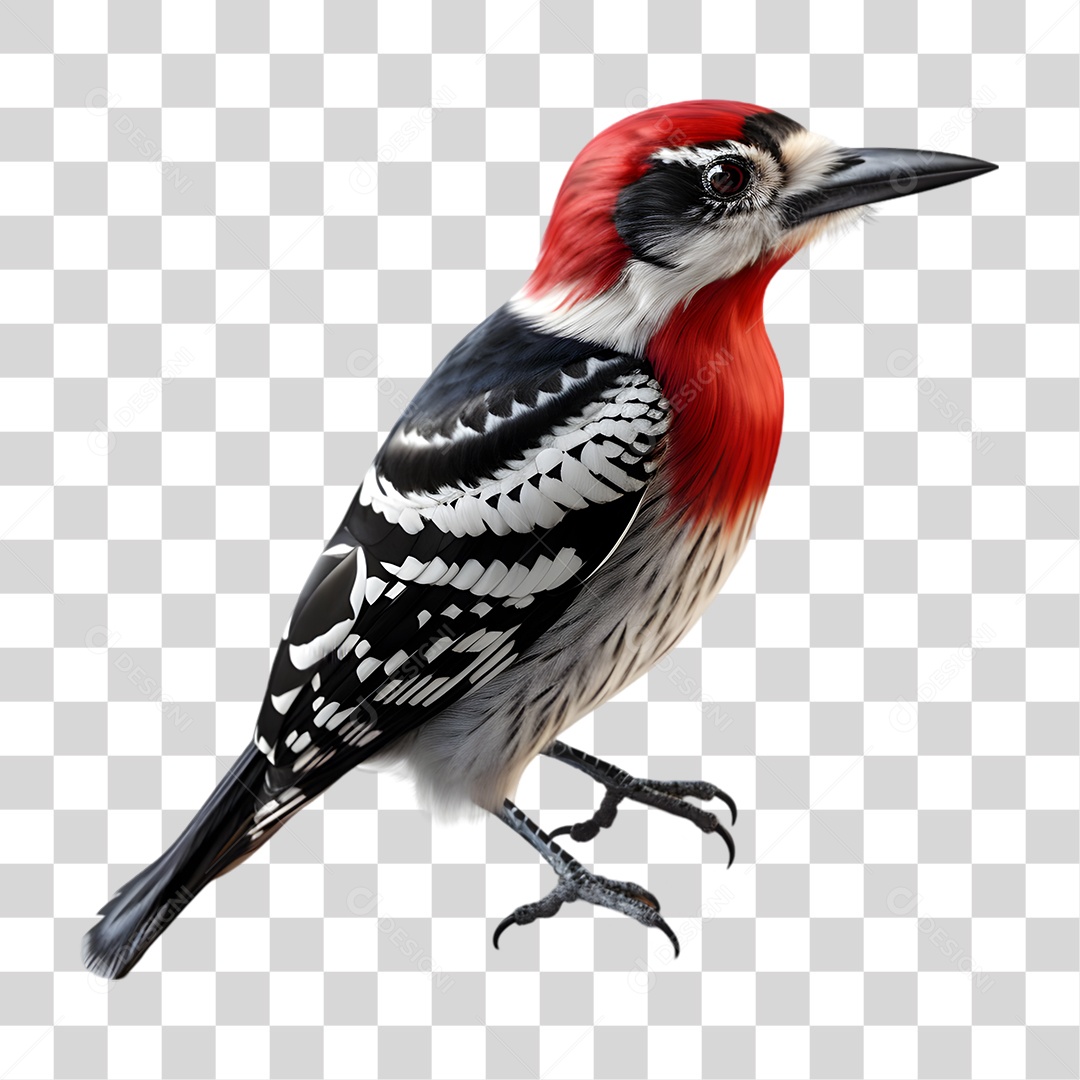 Pássaro Pica-pau PNG Transparente