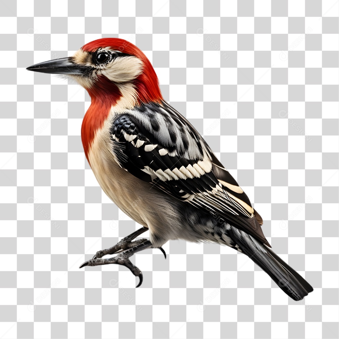 Pássaro Vermelho PNG Transparente