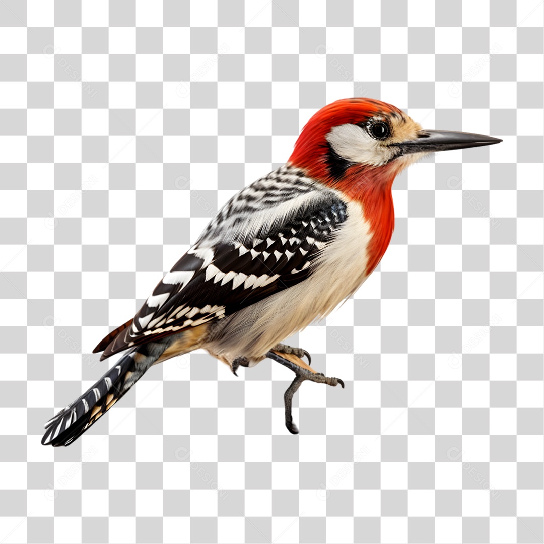 Pássaro Vermelho PNG Transparente