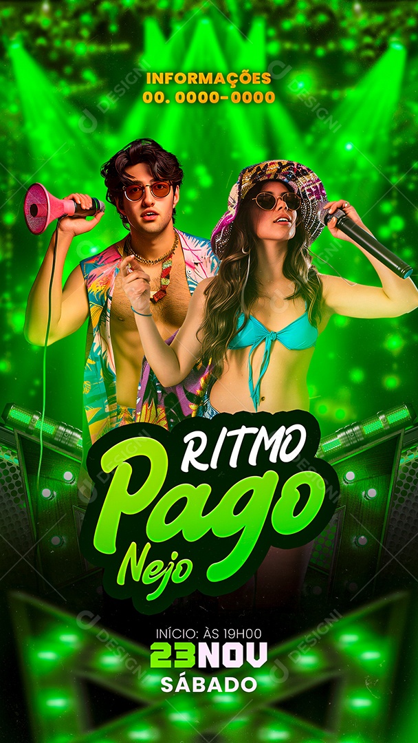 Story Flyer Ritmo Pago Nejo Social Media PSD Editável