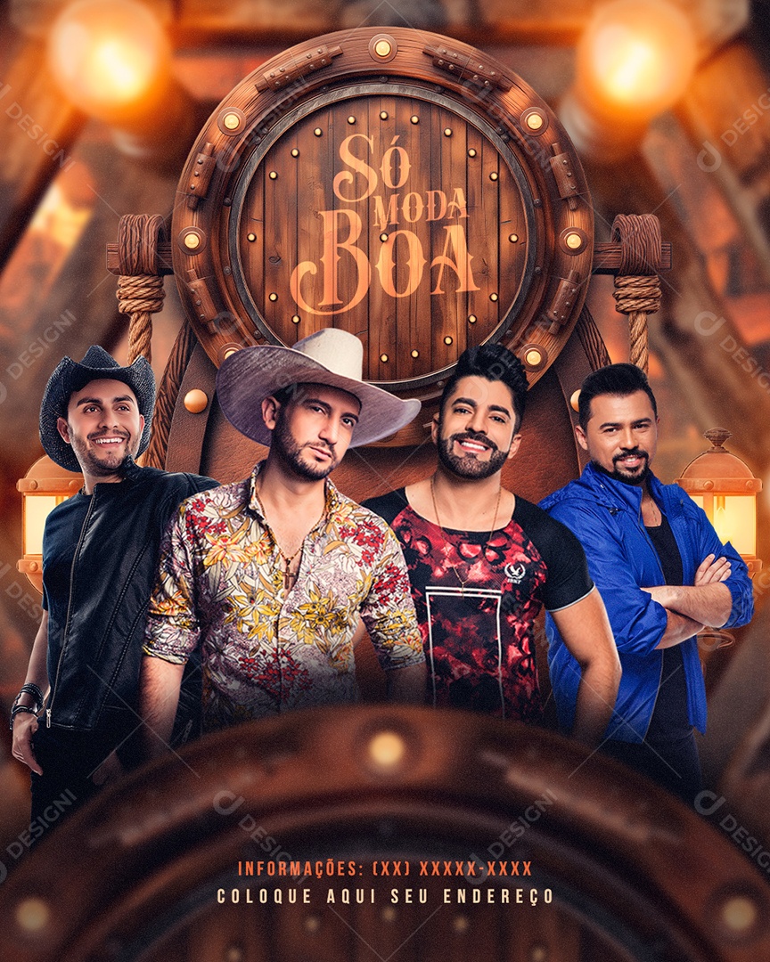 Feed Flyer Só Moda Boa Social Media PSD Editável