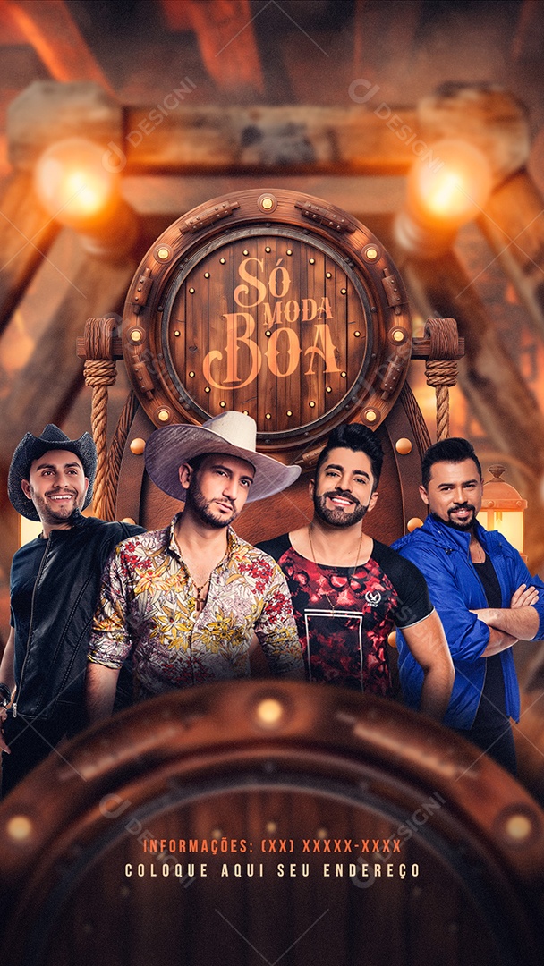 Story Flyer Só Moda Boa Social Media PSD Editável